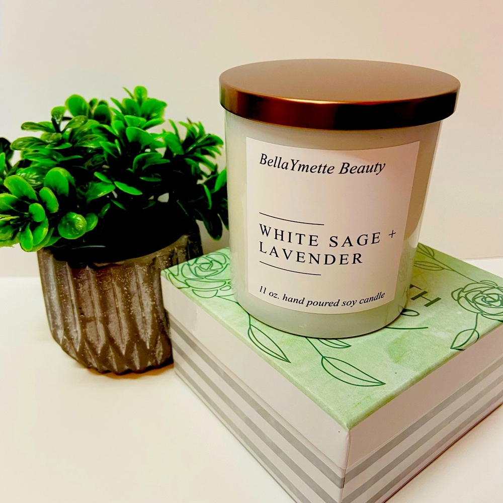 Sage & lavender enchanted candle